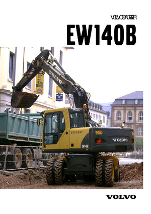 Mobilbagger Volvo EW140B