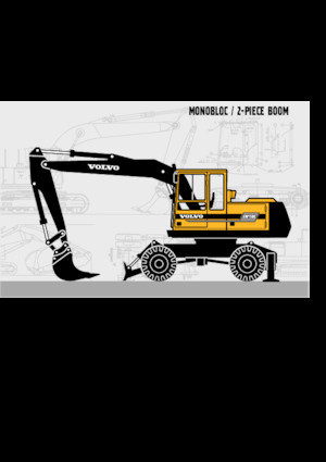 Mobilbagger Akerman-Volvo EW 150 C