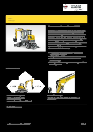 Mobilbagger Wacker Neuson EW 65
