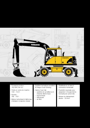Mobilbagger Volvo EW140