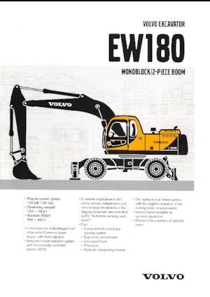 Mobilbagger Volvo EW180