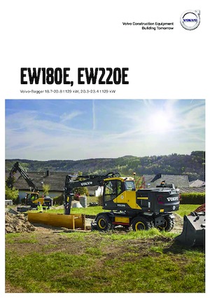 Mobilbagger Volvo EW220E