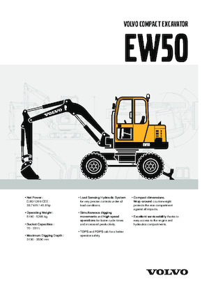 Mobilbagger Volvo EW50