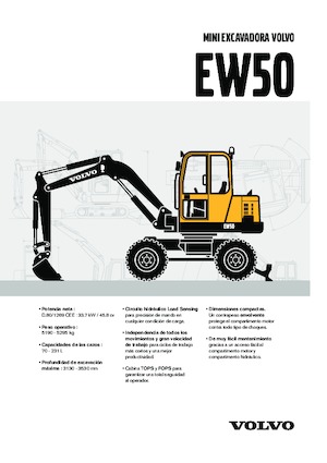 Mobilbagger Volvo EW50V