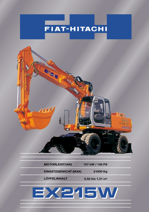 Mobilbagger Fiat-Hitachi EX 215 W