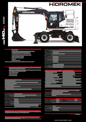 Mobilbagger Hidromek HMK 140 W
