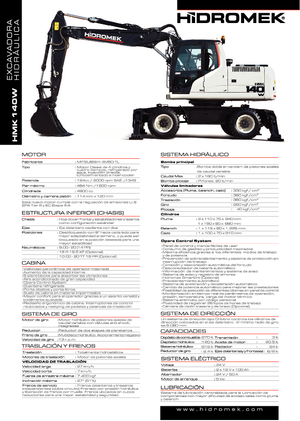 Mobilbagger Hidromek HMK 140 W