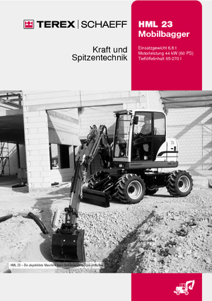 Mobilbagger Terex-Schaeff HML 23