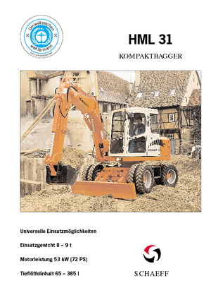 Mobilbagger Terex-Schaeff HML 31