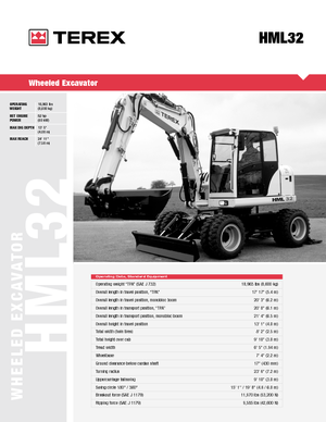 Mobilbagger Terex-Schaeff HML 32