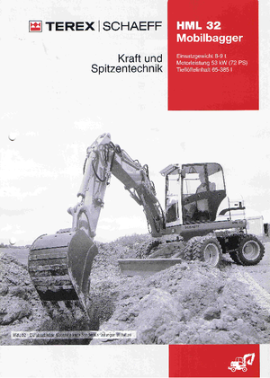Mobilbagger Terex-Schaeff HML 32
