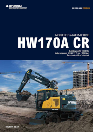 Mobilbagger Hyundai HW170A-CR