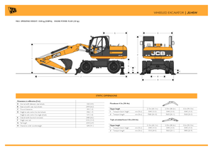 Mobilbagger JCB JS 145 W