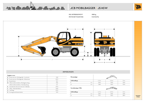 Mobilbagger JCB JS 145 W