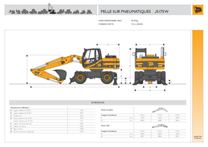 Mobilbagger JCB JS 175 W