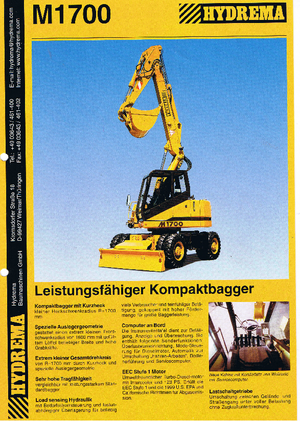 Mobilbagger Hydrema M 1700