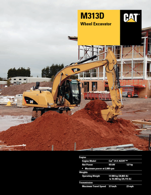 Mobilbagger Caterpillar M313D VAH