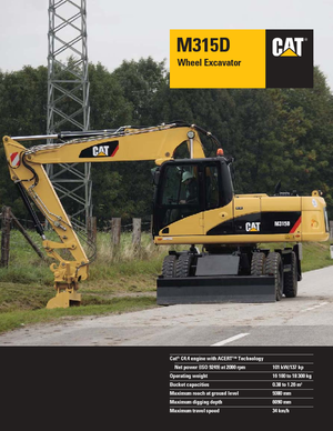 Mobilbagger Caterpillar M315D VAH