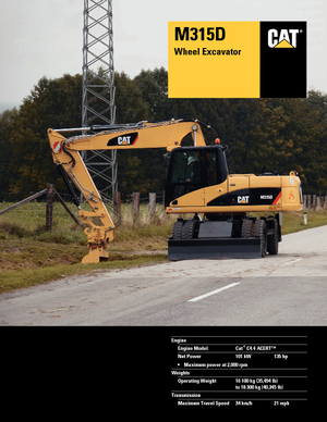 Mobilbagger Caterpillar M315D VAH