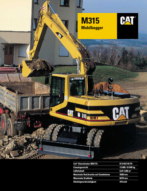 Mobilbagger Caterpillar M 315 Mono