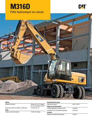 Mobilbagger Caterpillar M316D Mono