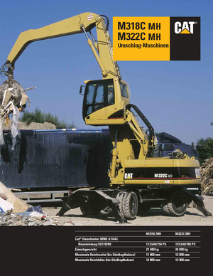 Mobilbagger Caterpillar M 318 C MH