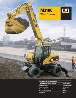 Mobilbagger Caterpillar M 318 C Mono