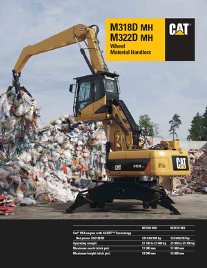 Mobilbagger Caterpillar M318D MH