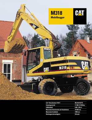 Mobilbagger Caterpillar M 318 VAH