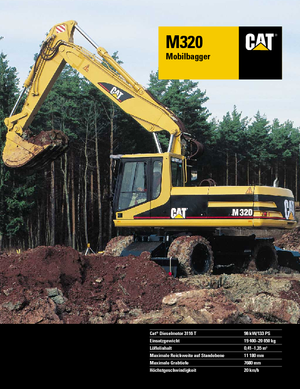 Mobilbagger Caterpillar M 320 VAH