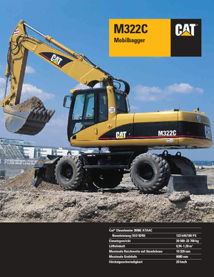 Mobilbagger Caterpillar M 322 C MH