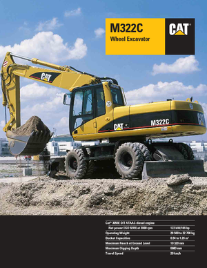 Mobilbagger Caterpillar M 322 C Mono
