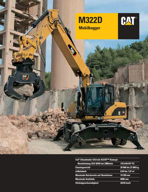 Mobilbagger Caterpillar M322D MH