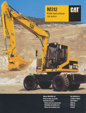 Mobilbagger Caterpillar M312