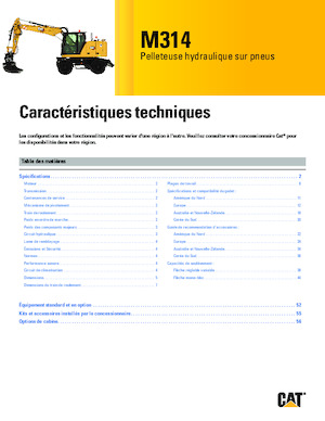 Mobilbagger Caterpillar M314