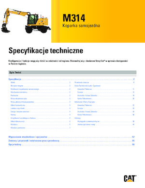 Mobilbagger Caterpillar M314