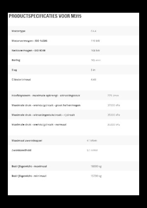 Mobilbagger Caterpillar M315
