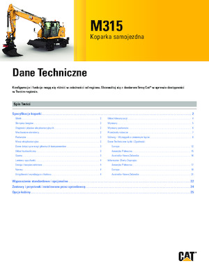 Mobilbagger Caterpillar M315