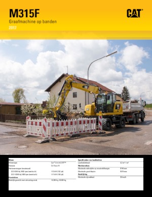 Mobilbagger Caterpillar M315F