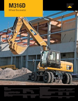 Mobilbagger Caterpillar M316D