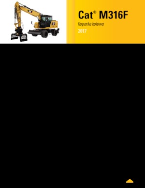 Mobilbagger Caterpillar M316F