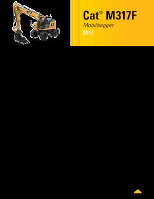 Mobilbagger Caterpillar M317F