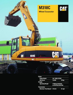 Mobilbagger Caterpillar M318C