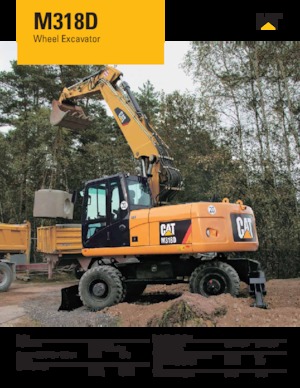 Mobilbagger Caterpillar M318D