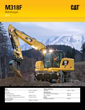 Mobilbagger Caterpillar M318F