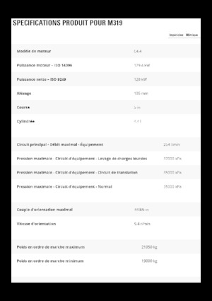 Mobilbagger Caterpillar M319