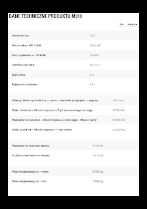 Mobilbagger Caterpillar M319