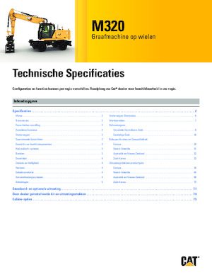 Mobilbagger Caterpillar M320