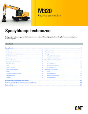 Mobilbagger Caterpillar M320