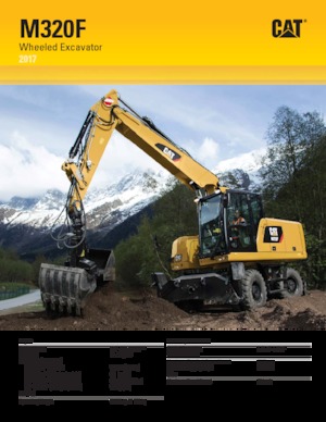 Mobilbagger Caterpillar M320F